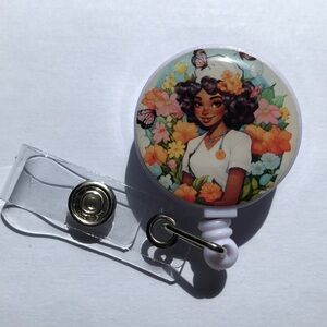 Cute badge reel ID holder